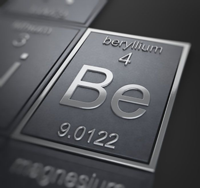 Beryllium på grunnstoffenes periodiske system