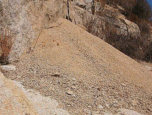 Natürlicher Granitkies