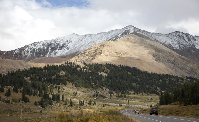 Mina de molibdênio em Fremont Pass Colorado