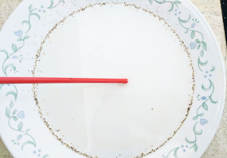 Todo lo que necesitas es agua, pimienta y una gota de detergente para realizar el truco de la pimienta.