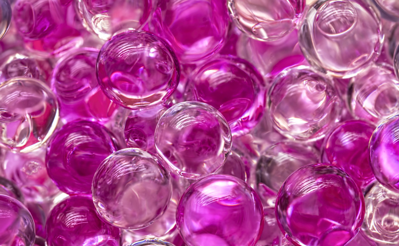 Fundo de pérolas cintilantes rosa