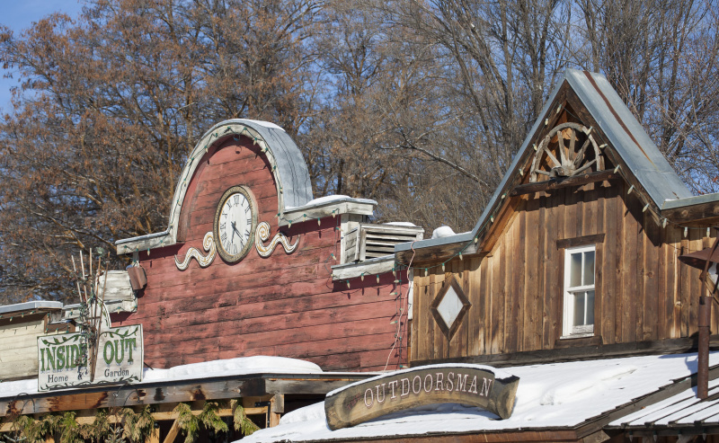 Witryny sklepowe, Winthrop, Waszyngton