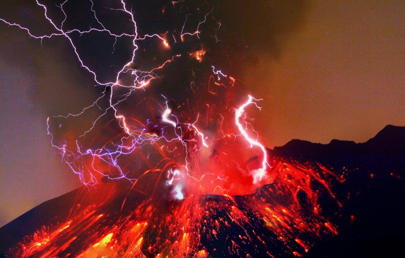 歴史的に、ほとんどの絶滅レベルのイベントは火山によって引き起こされてきました。
