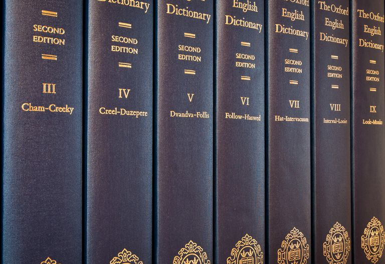 Volúmenes de la segunda edición del Oxford English Dictionary