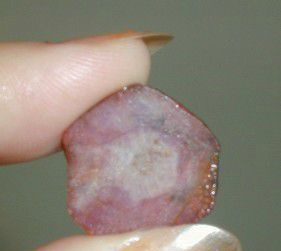 Ruby z Hiddenite, NC.