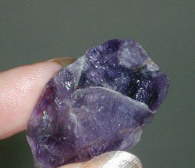 Ametyst z Hiddenite, NC.