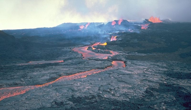 Mauna Loa en erupción en Hawái