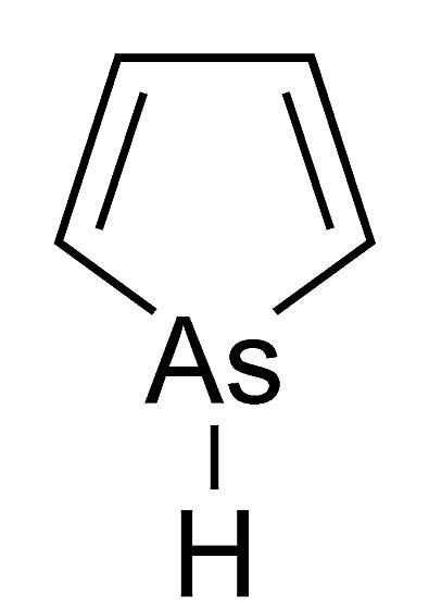 Esta é a estrutura química do arsole.