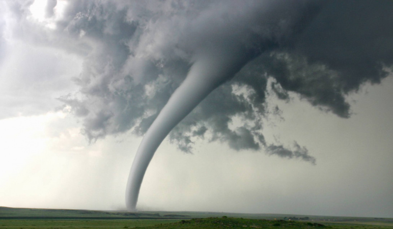 tornado på sletta