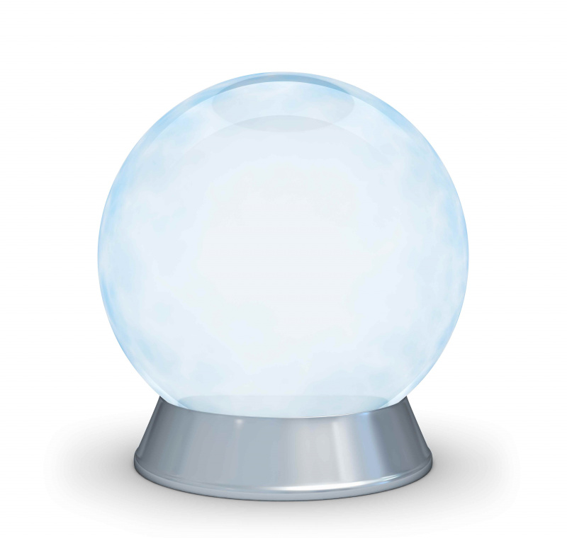 Se você revestir um recipiente de água e gelo seco com solução de bolha, obterá uma bolha que se assemelha a uma bola de cristal.