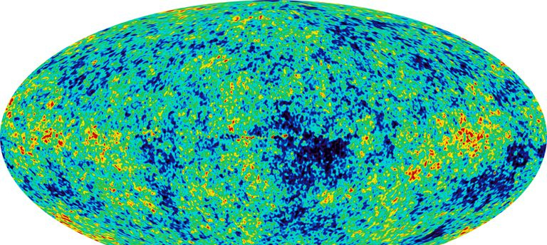 Mapa detallado de cielo completo de la luz más antigua del universo capturado por la sonda de anisotropía de microondas de Wilkinson