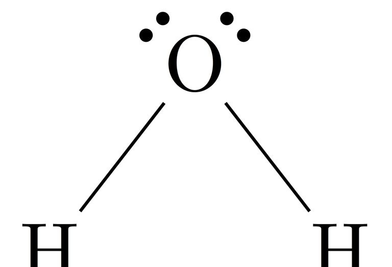 Diagramma della struttura a punti di Lewis.
