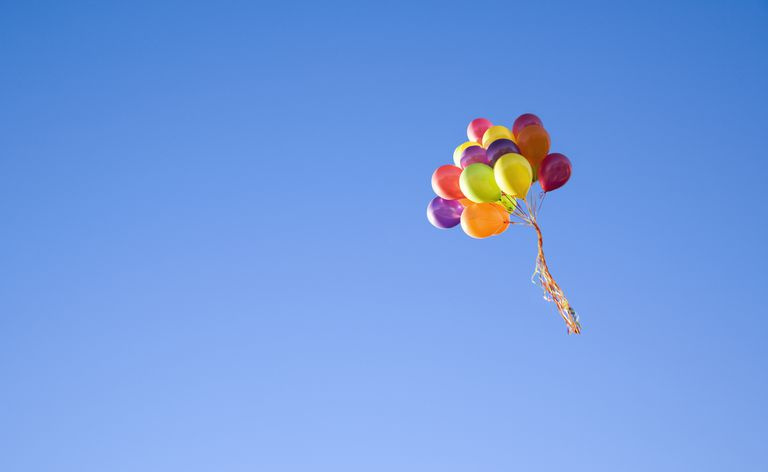 Palloncini pieni di elio