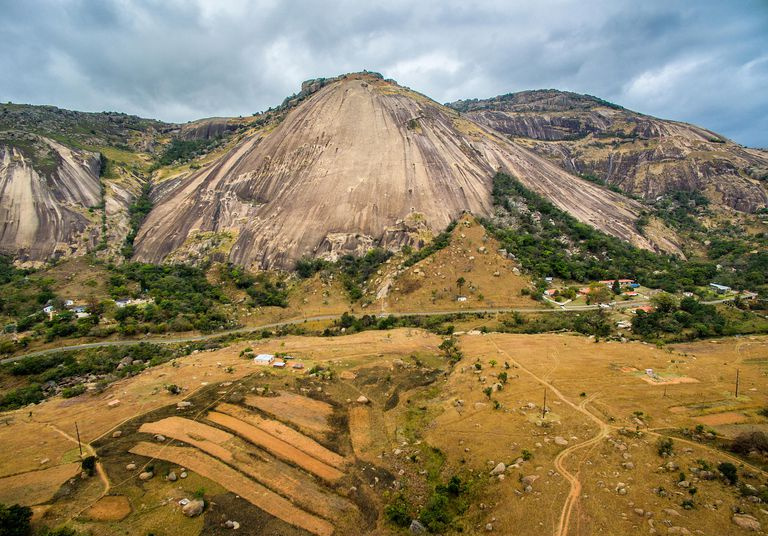 Catena montuosa e valle di Sibebe Rock, Swaziland