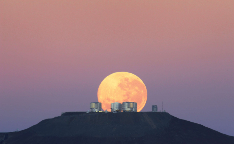 VLT-observatoriet i Paranal, Chile.