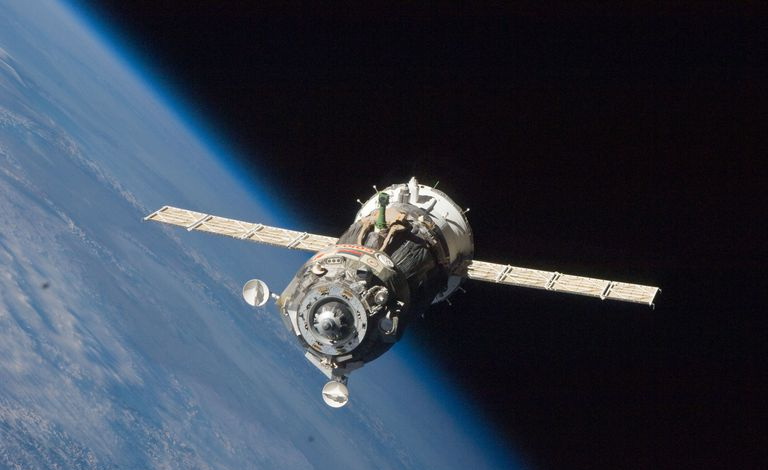 Capsule spatiale Soyouz TMA-19 dans l