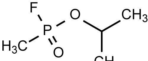 Questa è la struttura chimica del sarin.