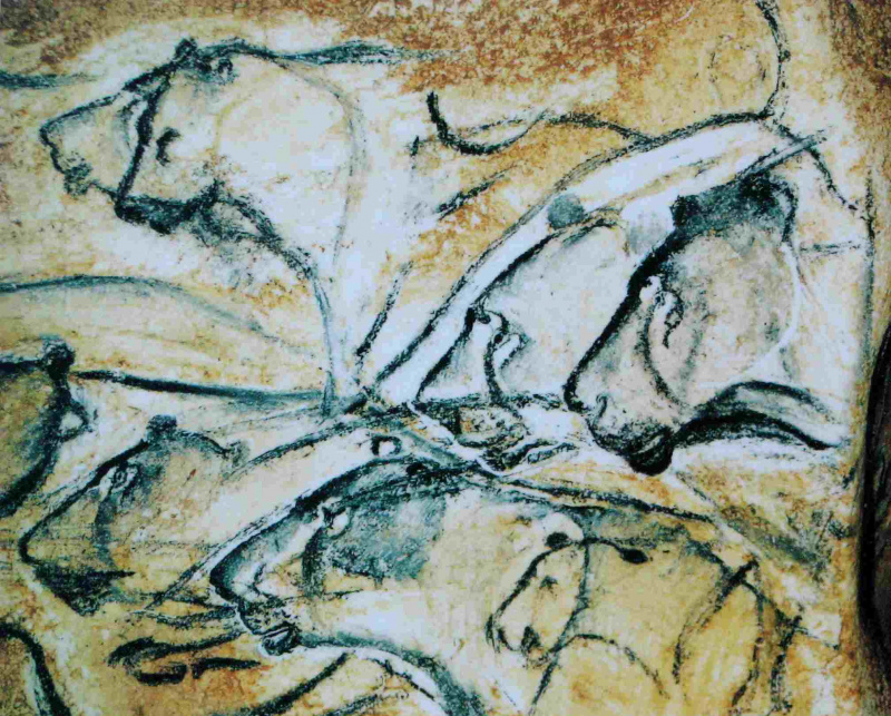 Leones de las cavernas de Chauvet