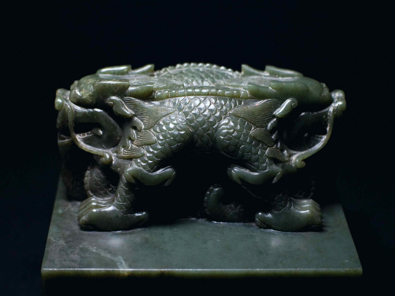 Khotan Jade fra Qing-dynastiet, Kina (1644–1912)