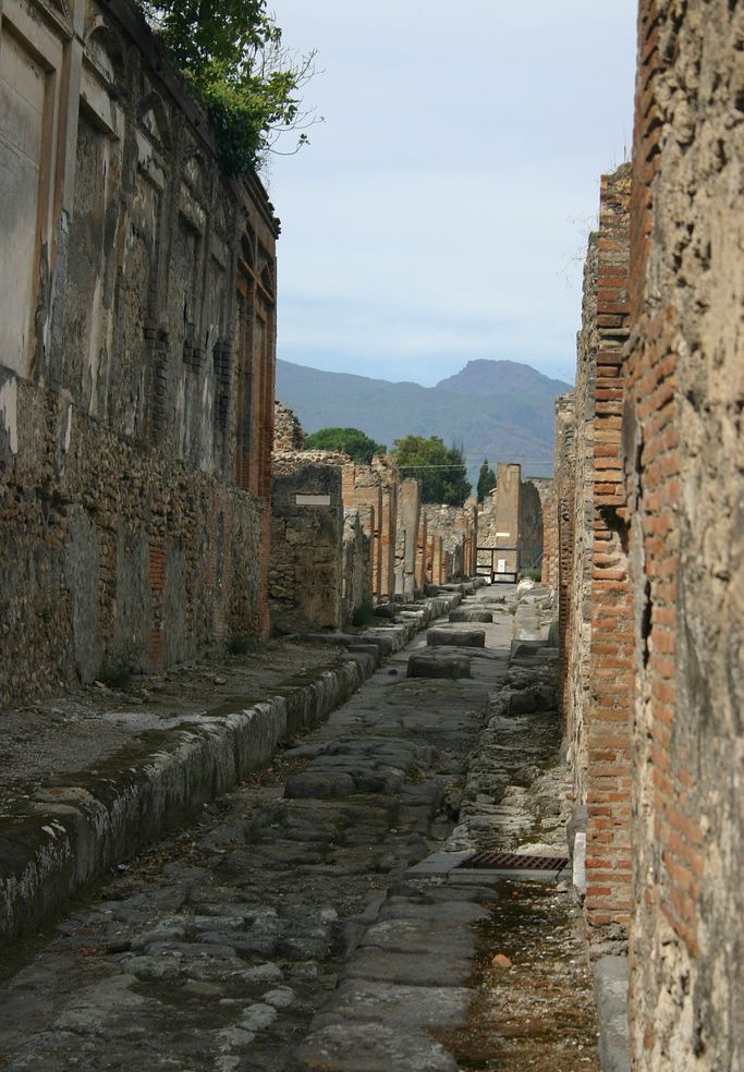 Wąska ulica Pompeje