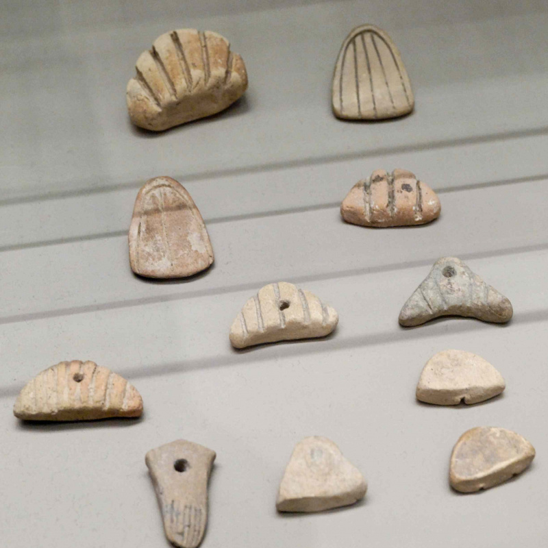 Tonmarken, Uruk-Periode, ausgegraben in Susa, Iran