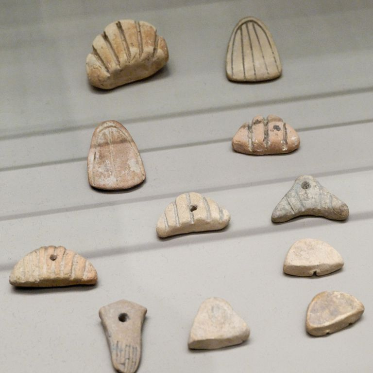 Tonmarken, Uruk-Periode, ausgegraben in Susa, Iran