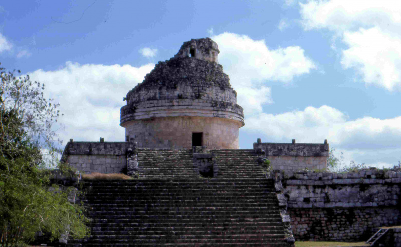 Caracol (o Observatório) em Chichen Itza, Yucatan, México