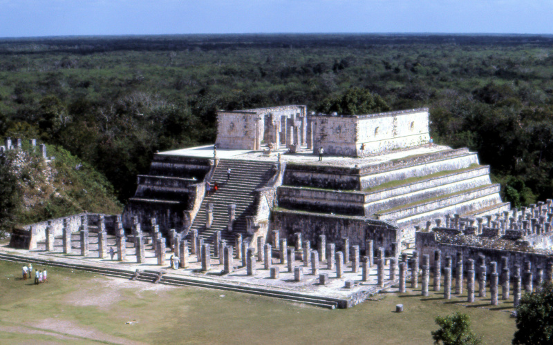 Templo dos Guerreiros, em Chichen Itza