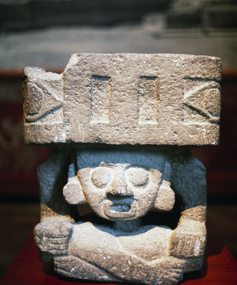 Une statuette de Huehueteotl