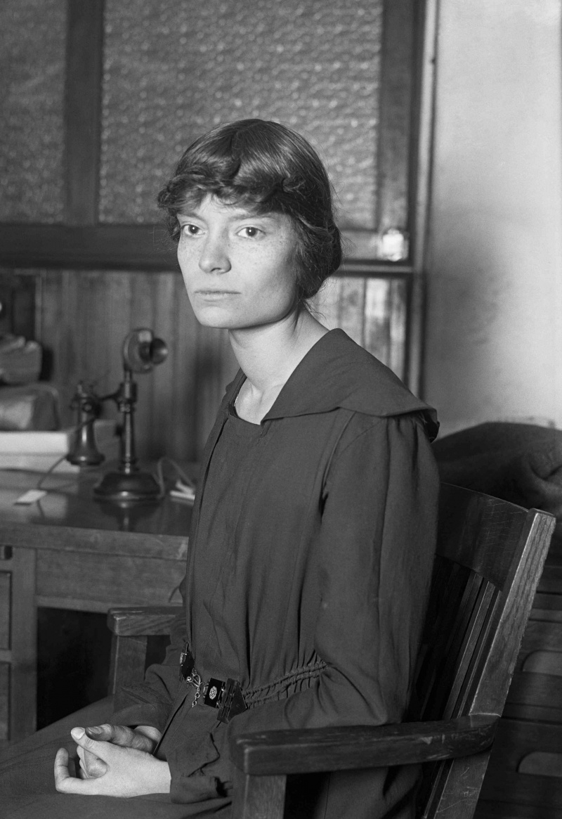 Dorothy Day (1897-1980), amerykańska dziennikarka i reformatorka w 1916 r.