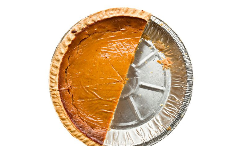 sett ovenfra av en halv kake