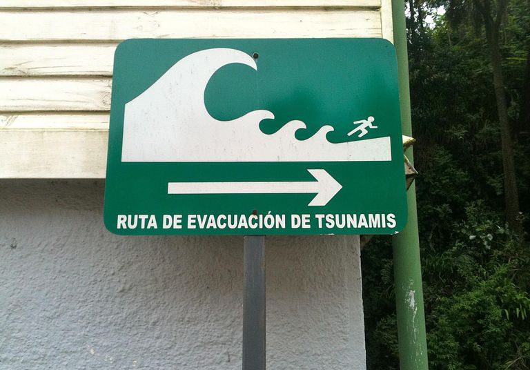 Signe du tsunami au Chili