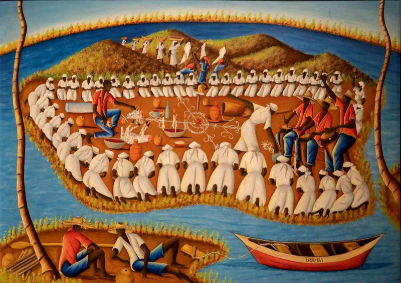 vodou ceremonija gerard valcin haićansko umjetničko društvo