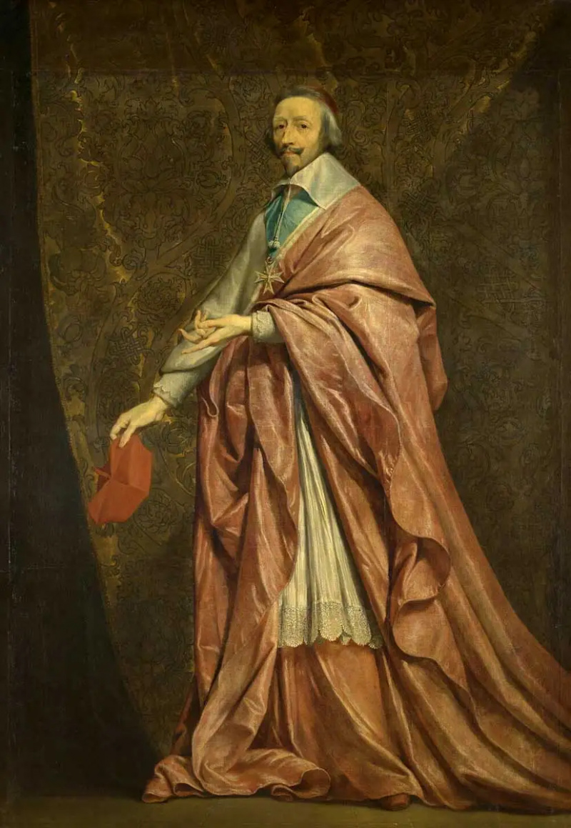   kardināla Richelieu philippe de šampanieša glezna