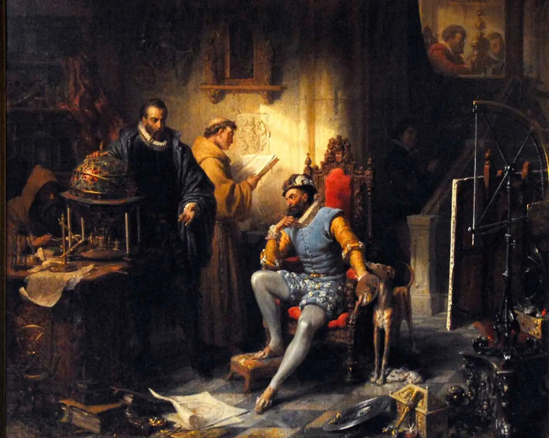   Rudolfa II. a Tycho Brahe v Praze