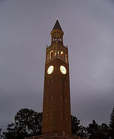 UNC Chapel Hill Morehead-Patterson Glockenturm