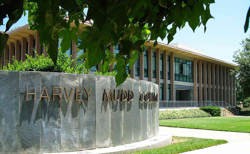 Entrada para Harvey Mudd College