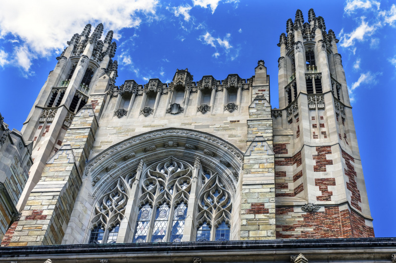 Gebäude der Sterling Law School Yale University New Haven Connecticut