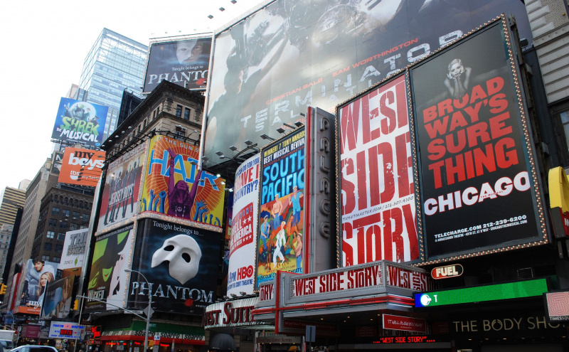 Distretto dei teatri di New York Times Square