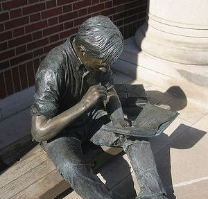 Skulptur ved Coe College