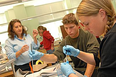 Università di St. Lawrence - Classe di biologia