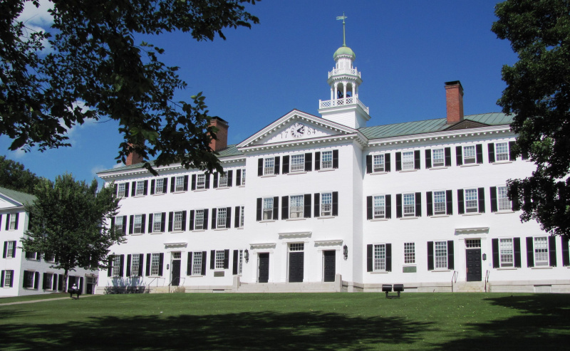 Dartmouth Hall au Dartmouth College