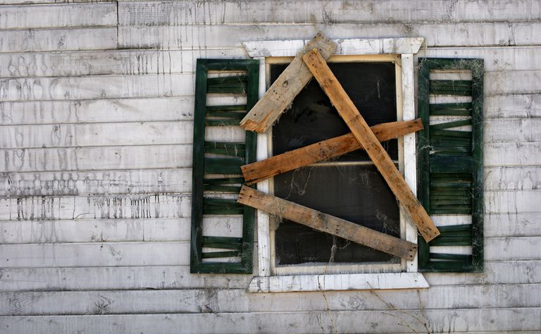 Vernageltes Fenster