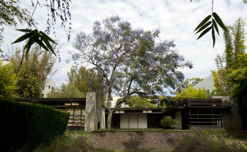 Das Schindler-Haus von 1922 in Los Angeles, Kalifornien