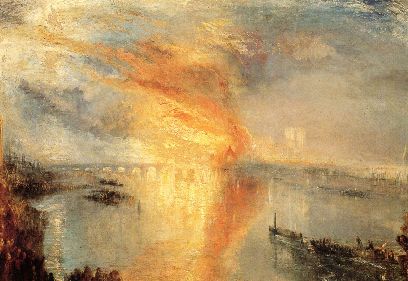 turner quema de las casas del parlamento