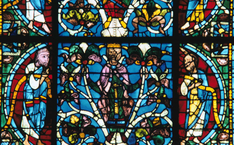 Detail von Jesse Tree aus der Kathedrale von Chartres, 1145–1155