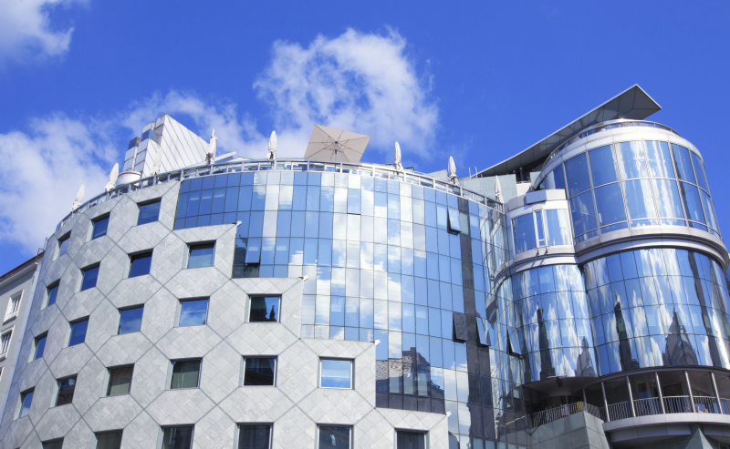 Haas Haus, 1990 de Hans Hollein, en Stephansplatz en Viena, Austria