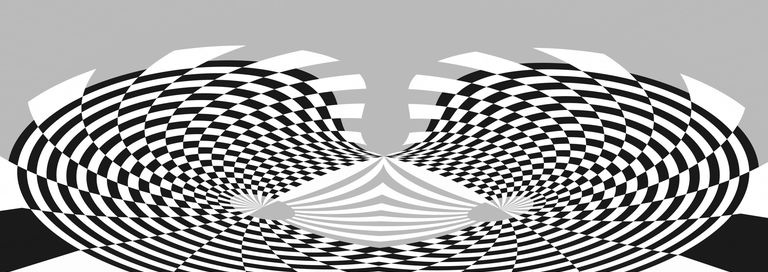 Svart og hvit linjemønster. Abstrakt design