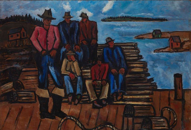 Marsden Hartley Rybacy homarów