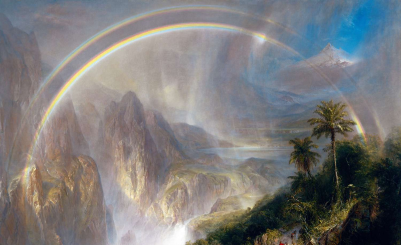 frederic edwin church temporada de lluvias en los trópicos